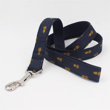 Load image into Gallery viewer, Tropical Pineapple Dog Collar, Leash and Bow Tie Set