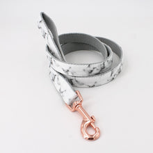 Load image into Gallery viewer, Marble Dog Collar, Leash and Bow Tie Set