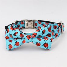 Load image into Gallery viewer, Ladybird Dog Collar, Leash and Bow Tie Set