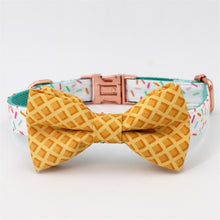 Load image into Gallery viewer, Sprinkles Dog Collar, Leash and Bow Tie Set