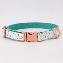 Load image into Gallery viewer, Sprinkles Dog Collar, Leash and Bow Tie Set