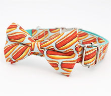 Load image into Gallery viewer, Hot Dog Collar, Leash and Bow Tie Set