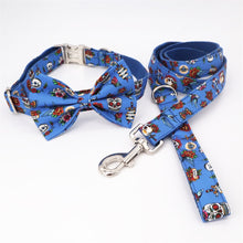 Load image into Gallery viewer, Classic Golgo Collar, Leash and Bow Tie Set