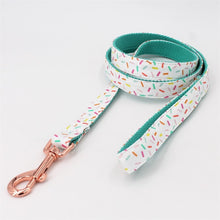 Load image into Gallery viewer, Sprinkles Dog Collar, Leash and Bow Tie Set
