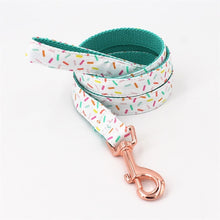 Load image into Gallery viewer, Sprinkles Dog Collar, Leash and Bow Tie Set
