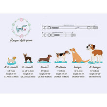 Load image into Gallery viewer, Blue Plaid Dog Collar, Leash and Bow Tie Set
