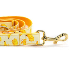 Load image into Gallery viewer, Banana Dog Collar, Leash and Bow Tie Set
